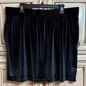 Spartina 449 Black Velvet Skirt
